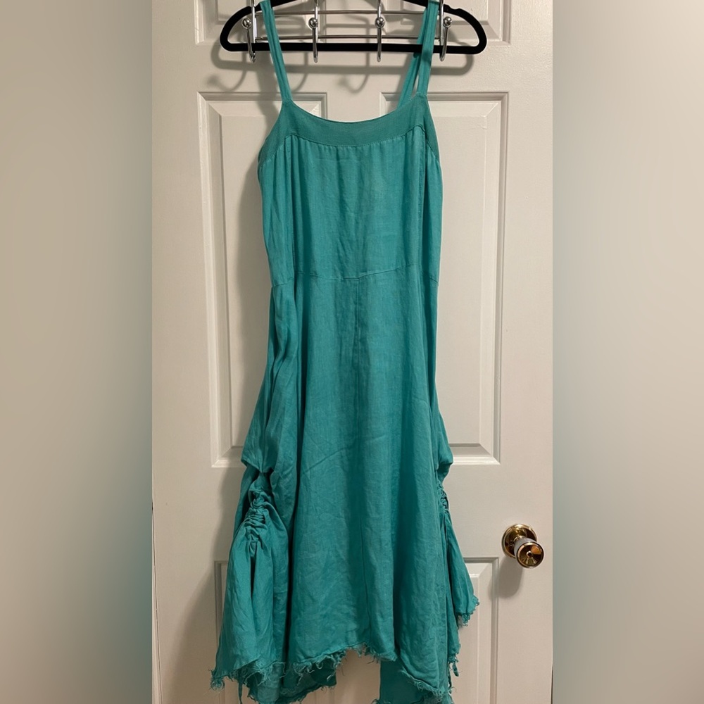 Inizio Italian Linen Dress: XL